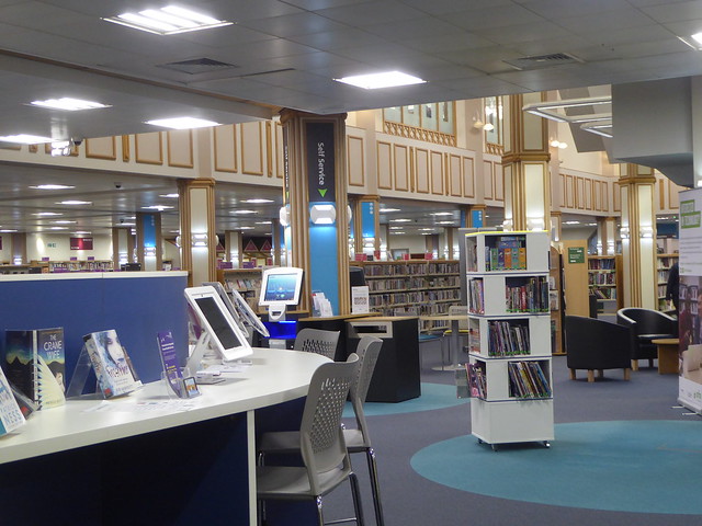 Inside Lincoln central library